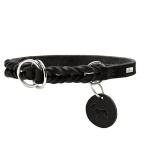 Heißes Angebot HUNTER Dressurhalsband Solid Education schwarz 50
